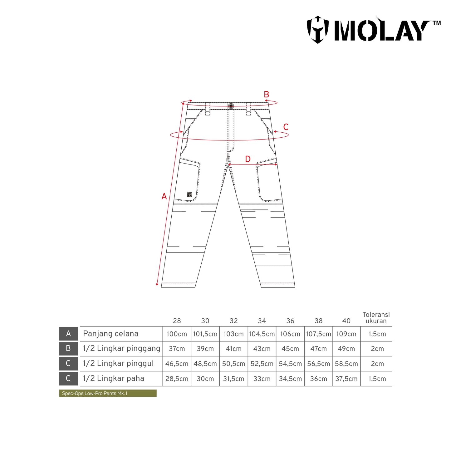 Molay® Spec-Ops Low-Pro Pants