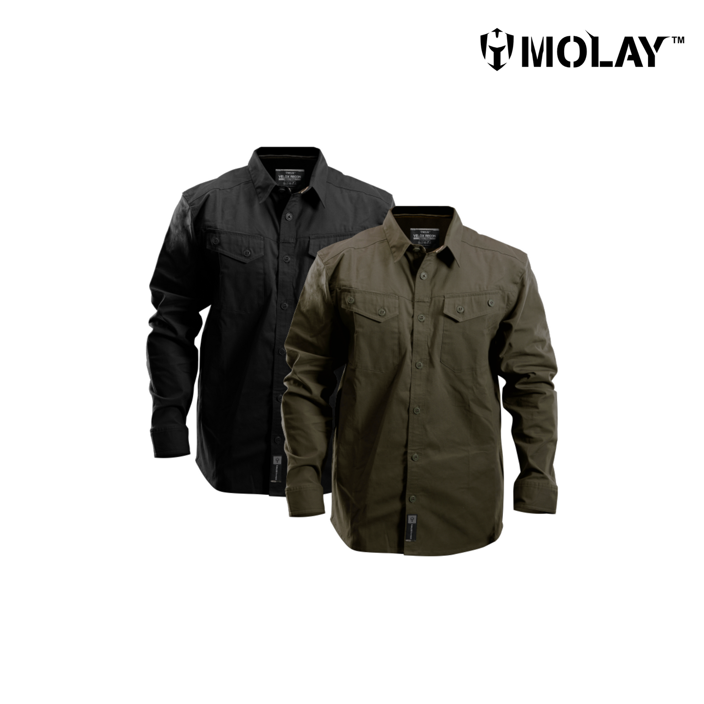 Molay™️ Velox Recon Shirt Twill Polyester Edition - Long Sleeve