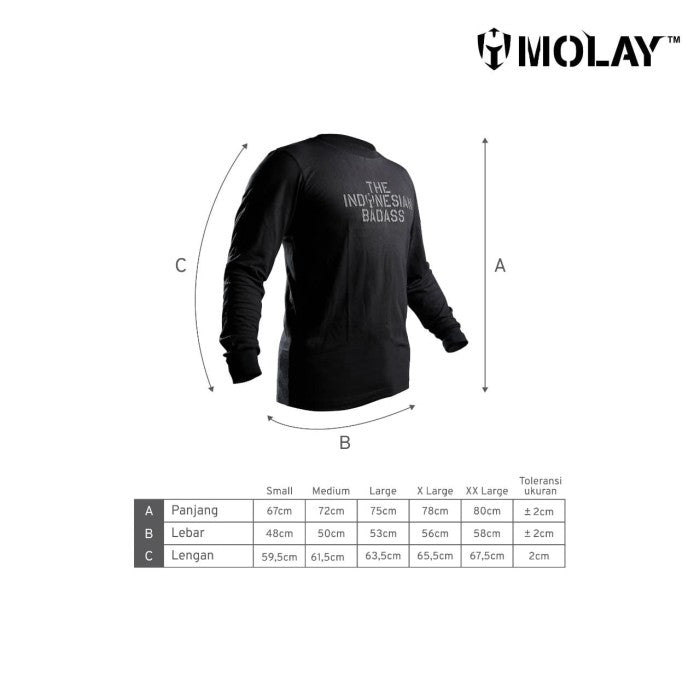Molay® The Indonesian Badass "HD" Long Sleeve